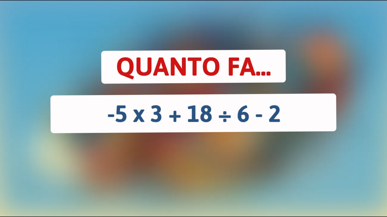 \"Svela il Mistero Numerico: Hai il Cervello per Risolvere Questo Rompicapo Matematico?\""