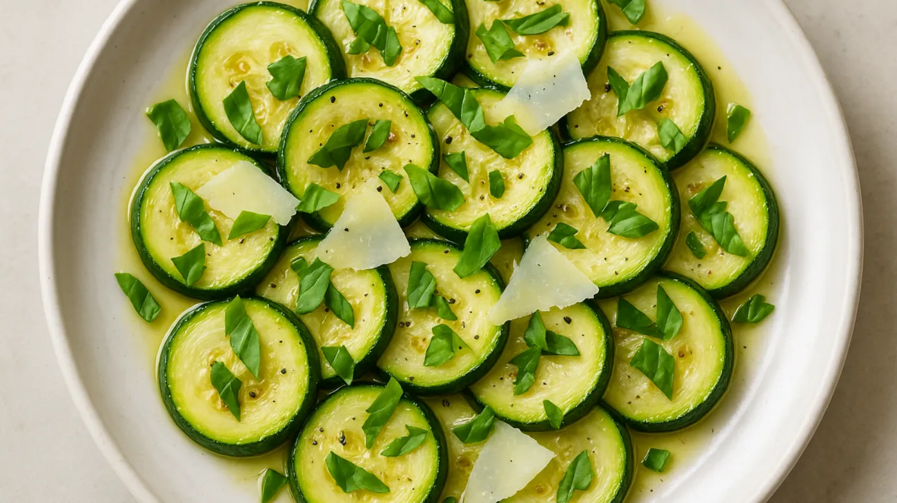 Pecorino romano zucchine grigliate basilico fresco"