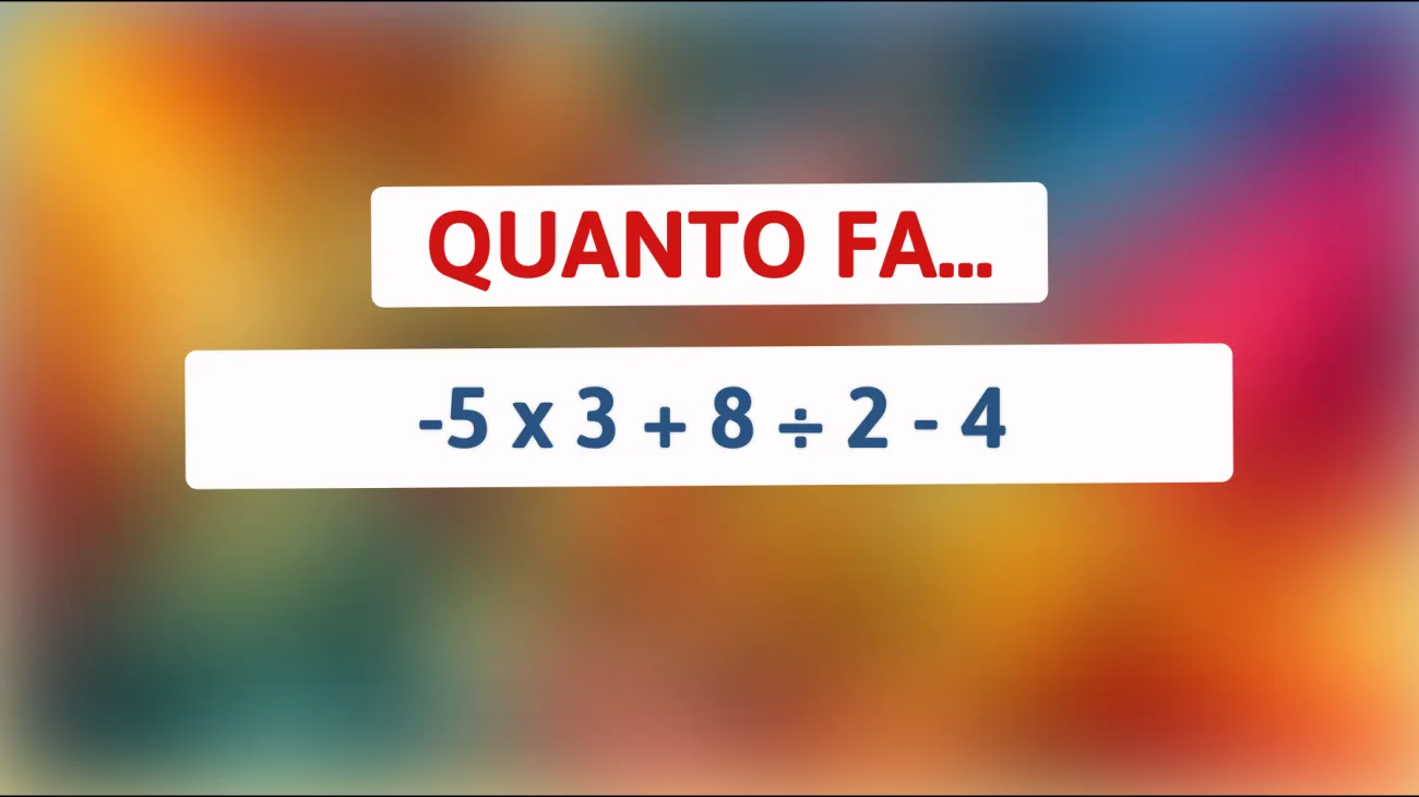 Scopri il trucco matematico che solo le menti più brillanti riescono a risolvere: sei abbastanza intelligente per svelarlo?"