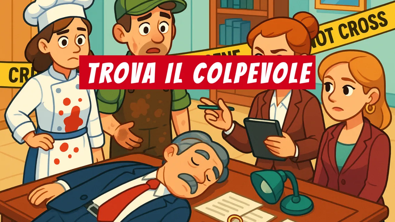 Solo i veri geni riescono a risolvere questo mistero in 60 secondi: riuscirai a scoprire chi è il colpevole?"