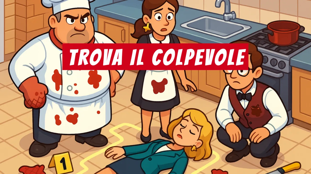 Solo i veri geni scopriranno chi è il colpevole in questo enigma della cucina stellata: accetti la sfida?"