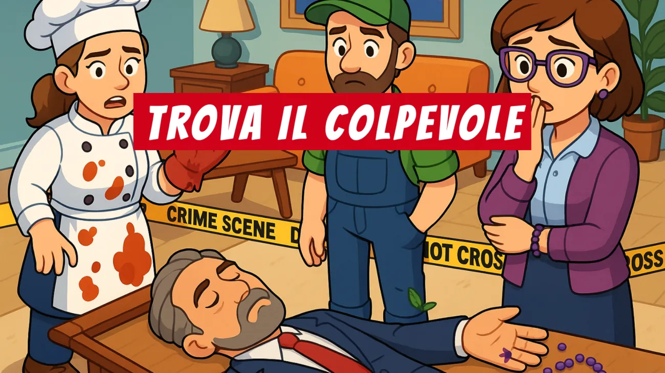 Solo il 2% delle persone riesce a risolvere questo giallo: tu riuscirai a trovare il vero colpevole? Sfida per menti geniali!"