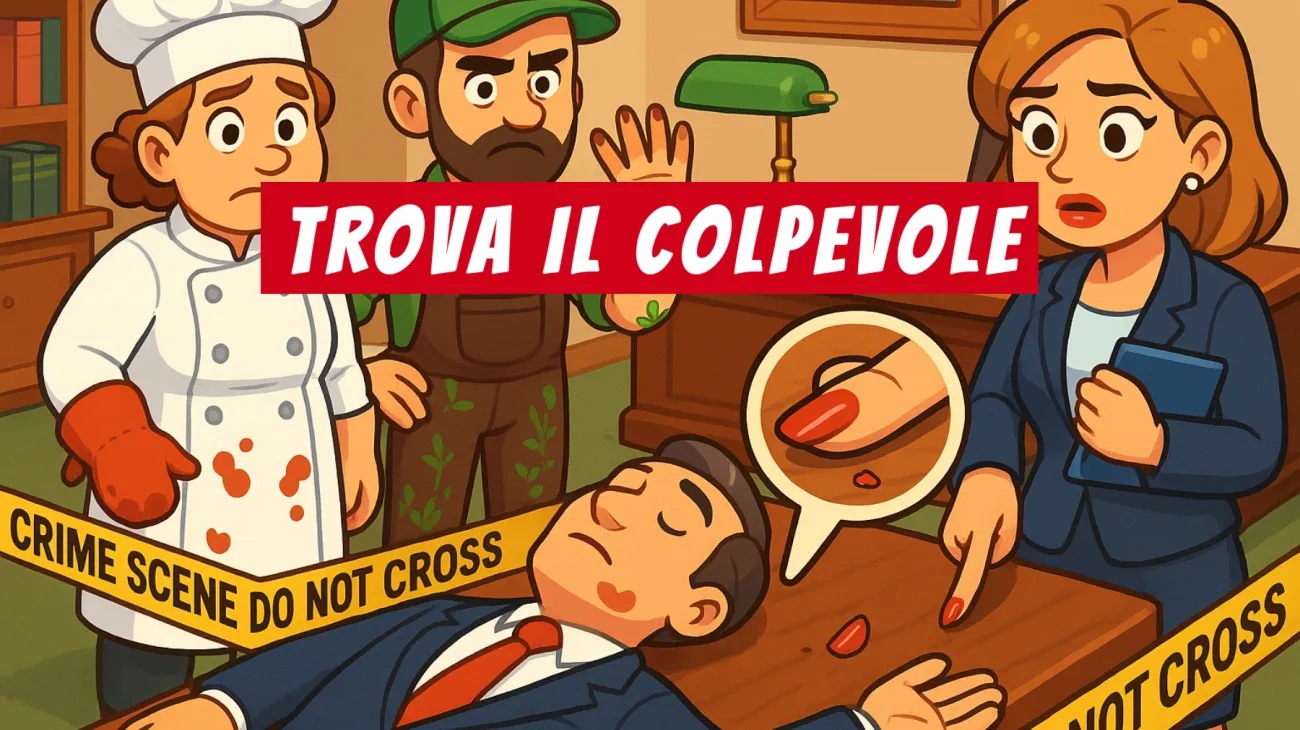 Solo il 2% indovina: Riesci a scovare il vero assassino nell’enigma dell’ufficio al mogano? Sfida la tua mente geniale!"