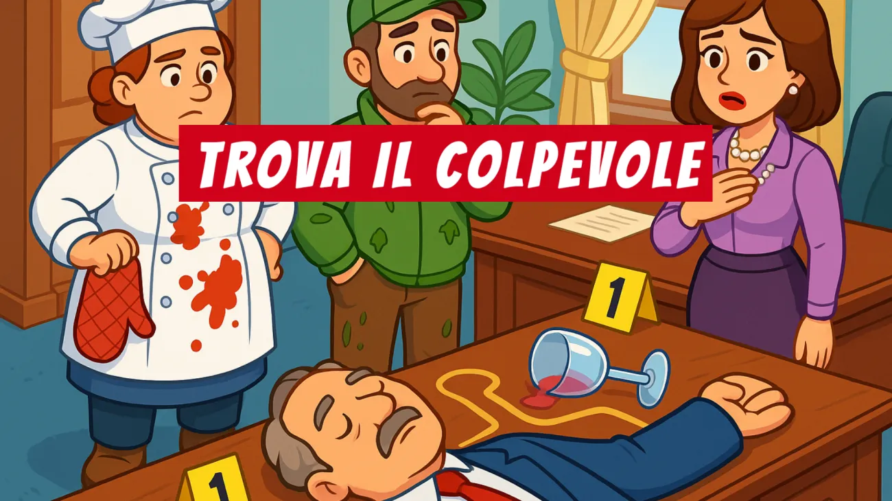 Solo le menti più brillanti riescono a risolvere questo giallo in ufficio: tu capisci chi è l’assassino?"