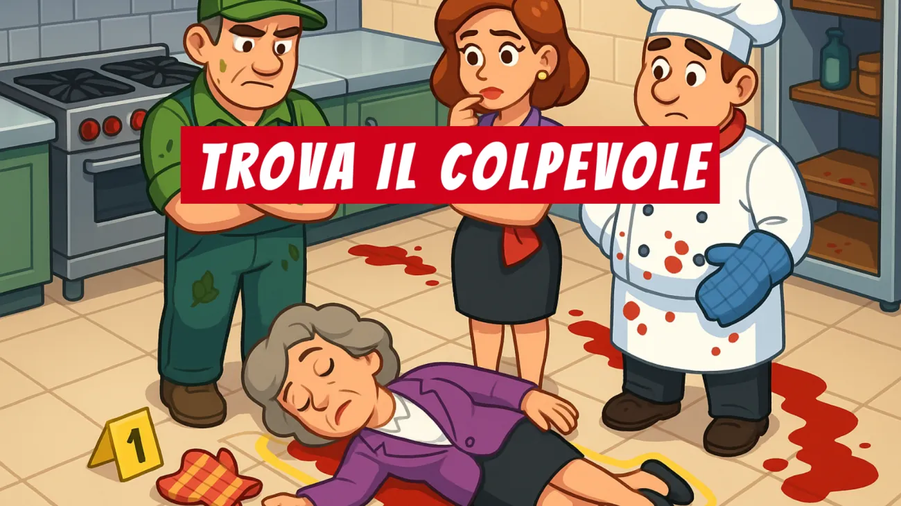 Solo un vero genio riesce a trovare il colpevole in questo indovinello: accetti la sfida?"