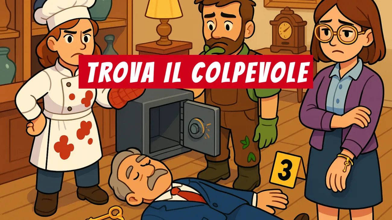 Solo chi ha un’intelligenza fuori dal comune riesce a trovare il colpevole in questo mistero da brividi: accetti la sfida?"