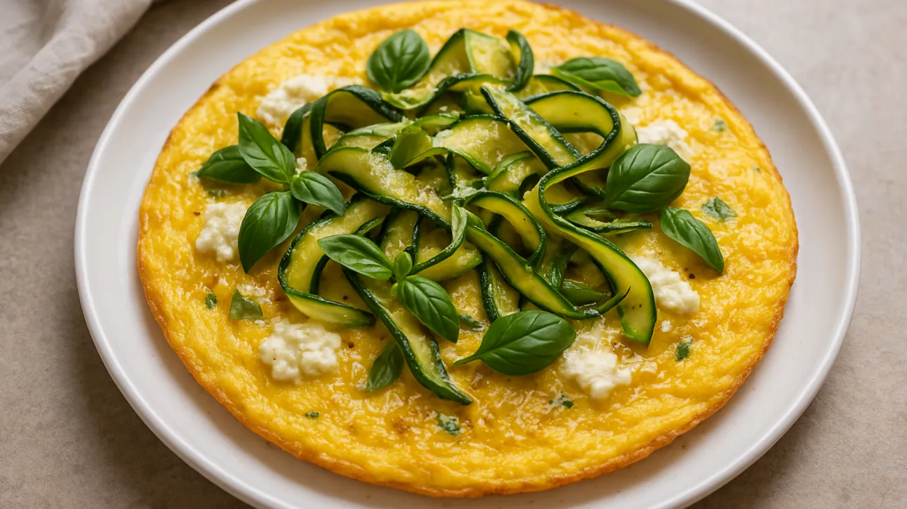 ricotta fresca zucchine croccanti basilico"